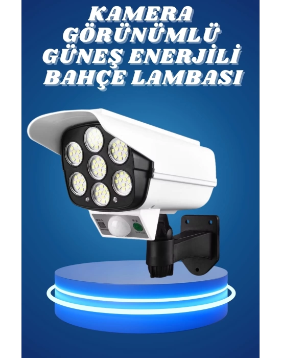 Bahçe Aydınlatması Hareket Sensörlü Led Aydınlatma Kamera Görünümlü