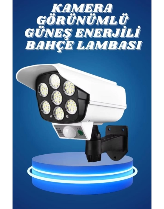 Bahçe Aydınlatması Hareket Sensörlü Led Aydınlatma Kamera Görünümlü