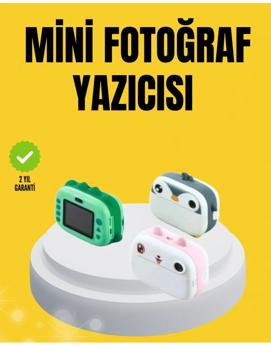 Baskı Kamera – Çift Lensli, Anında Baskı ve 10X Zoom Özellikli Dijital Fotoğraf Makinesi