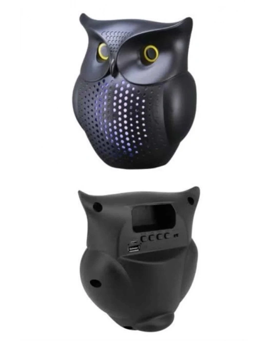 Baykuş Tasarımlı Mini Bluetooth Speaker Yüksek Ses Kaliteli Taşınabilir