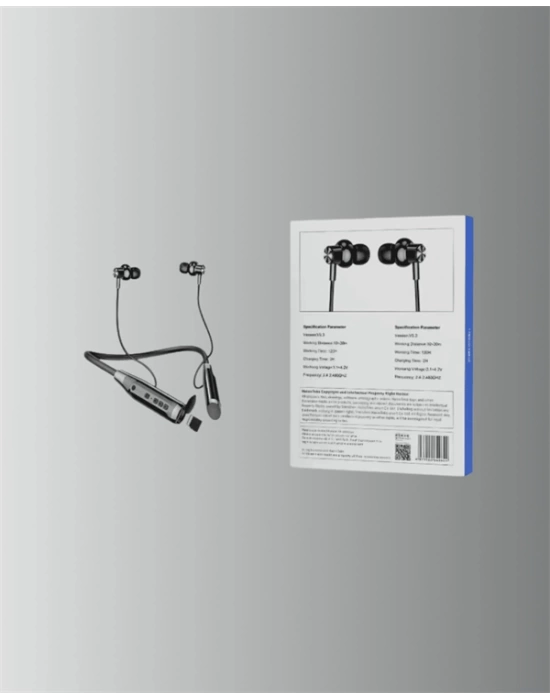 Bluetooth 5.0 Kablosuz Kulaklık – Uzun Pil Ömrü ve Ergonomik Tasarım