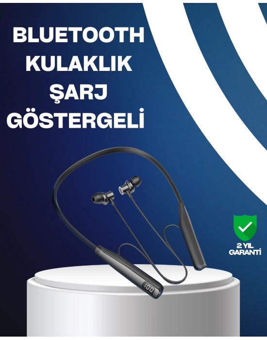 Bluetooth 5.3 Boyun Bantlı Kulaklık – Oyun ve Müzik Modu, SD Kart Desteği