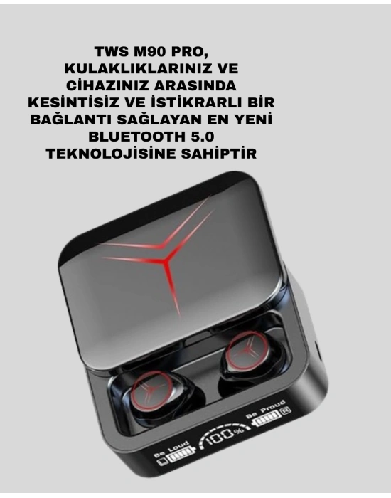 Bluetooth 5.3 Kablosuz Kulaklık – Dokunmatik Kontrol ve IPX6 Su Geçirmezlik