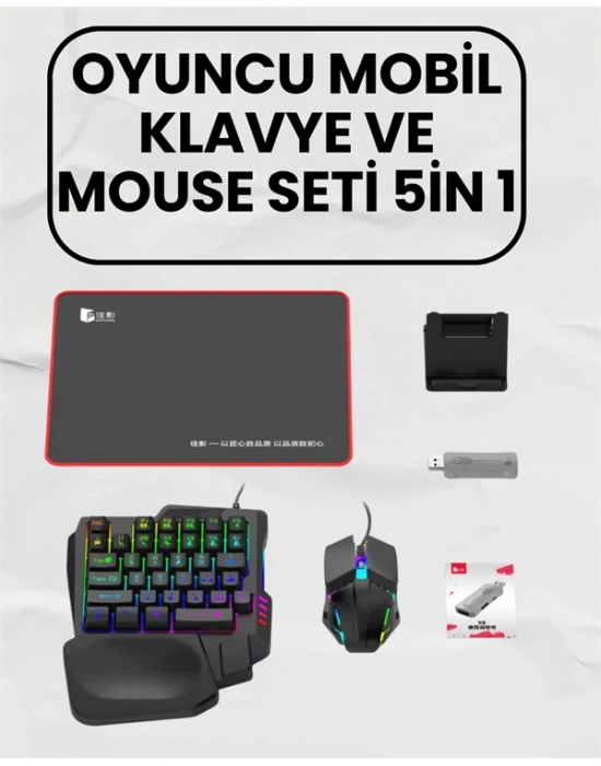Bluetooth 5.3 Mobil Oyun Aksesuar Seti – PUBG Uyumlu