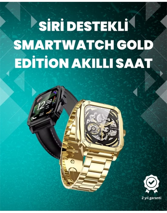 Bluetooth Arama ve Bildirim Destekli Akıllı Saat