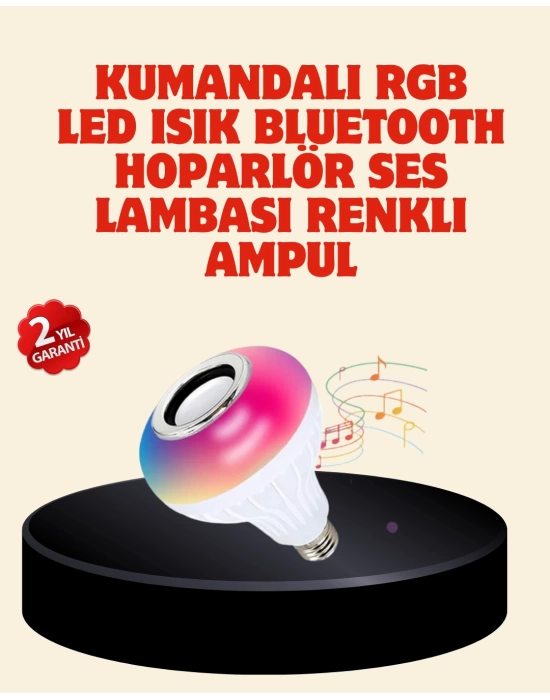 Bluetooth Bağlantılı RGB LED Ampul – Şık ve Fonksiyonel
