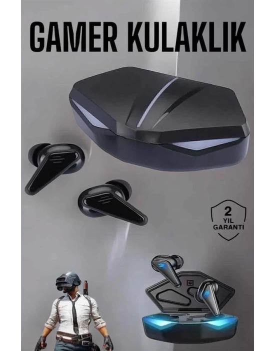 Bluetooth Gamer Oyuncu Kulaklığı ANC Özelliği Yüksek Ses Kaliteli