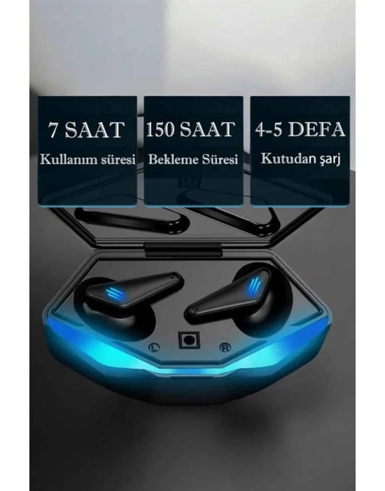 Bluetooth Gamer Oyuncu Kulaklığı ANC Özelliği Yüksek Ses Kaliteli