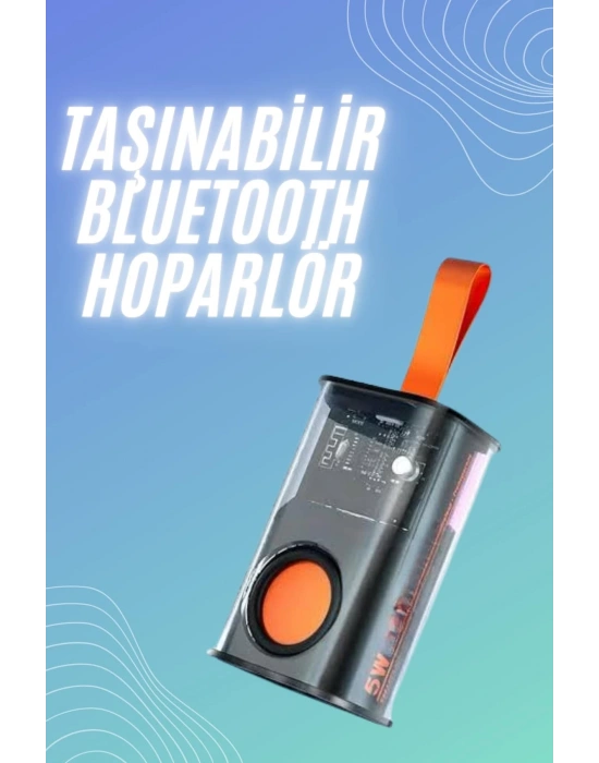 Bluetooth Hoparlör Dayanıklı Uzun Pil Ömrü Taşınabilir Yüksek Ses Kaliteli