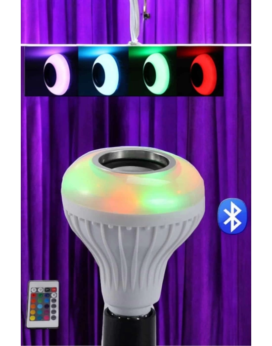Bluetooth Hoparlör RGB LED Teknolojisi ile Müzik ve Aydınlatma