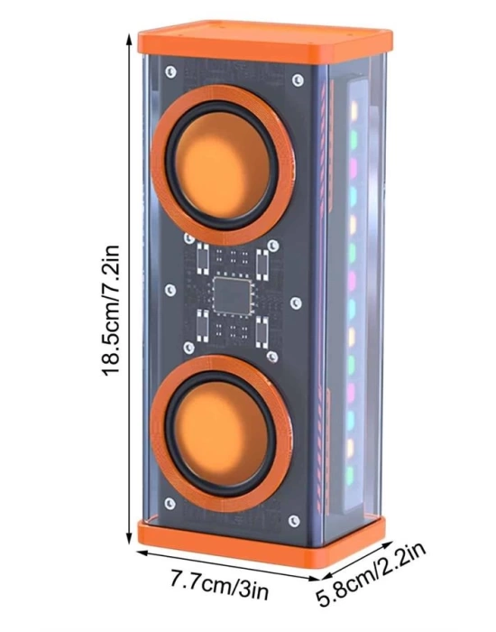 Bluetooth Hoparlör Taşınabilir Hoparlör 5.0 Bluetooth TWS Stereo Kablosuz