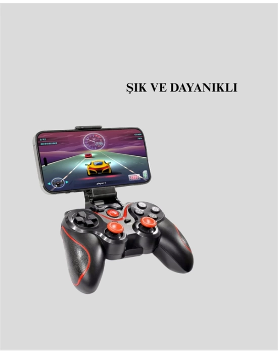 Bluetooth Kablosuz Oyun Kolu – Android iPhone PC Uyumlu
