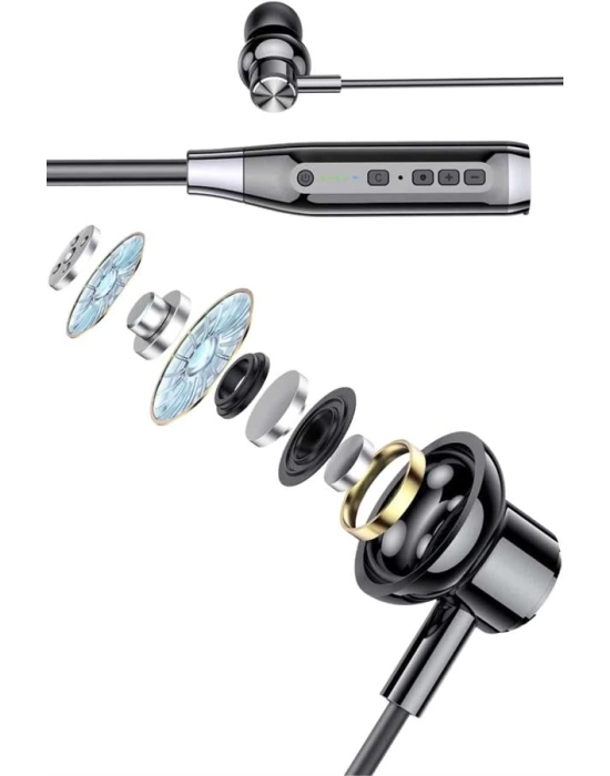 Bluetooth Kulaklık 120 Saat Kullanım Süresi Boyun Askılı Bluetooth Kablosuz Kulaklık