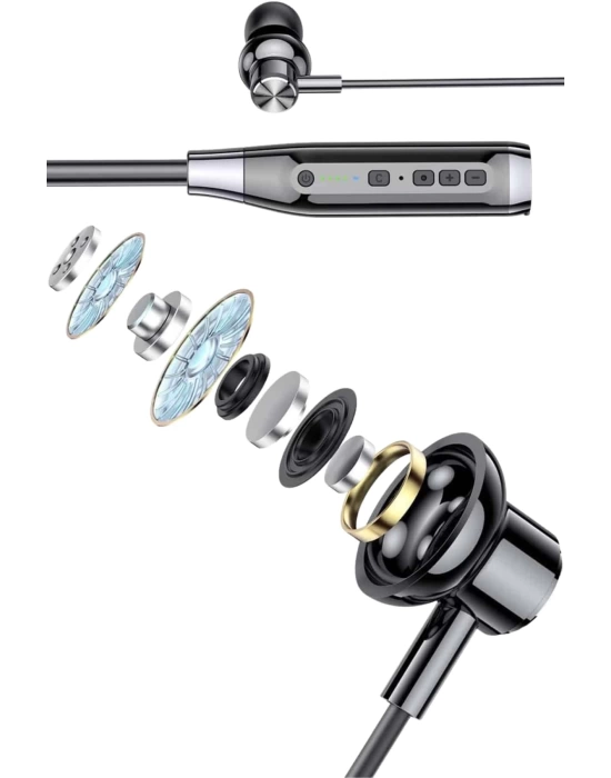Bluetooth Kulaklık 120 Saat Kullanım Süresi Boyun Askılı Bluetooth Kablosuz Kulaklık