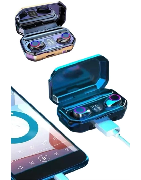 Bluetooth Kulaklık Android ve İOS Uyumlu ANC Özellikli Dijital Şarj Göstergeli