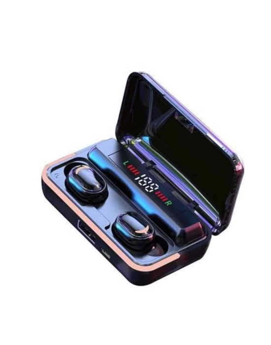 Bluetooth Kulaklık Dijital Şarj Göstergeli Powerbankli Bass Özellikli Kablosuz Kulakiçi 5.1 Mikrofonlu