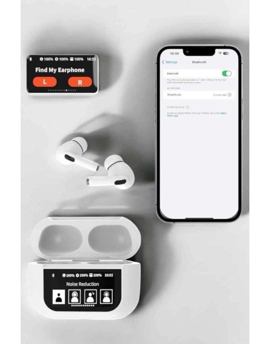 Bluetooth Kulaklık Kulakiçi Güçlü Ses Kaliteli Sesli Asistan