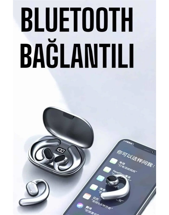 Bluetooth Kulaklık Küpe Görünümlü Yüksek Ses Kaliteli Gamer Kulaklık