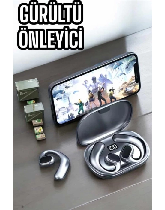 Bluetooth Kulaklık Küpe Görünümlü Yüksek Ses Kaliteli Gamer Kulaklık