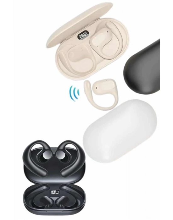 Bluetooth Kulaklık Küpeli Uzun Pil Ömrü Yüksek Ses Kaliteli Dijital Göstergeli