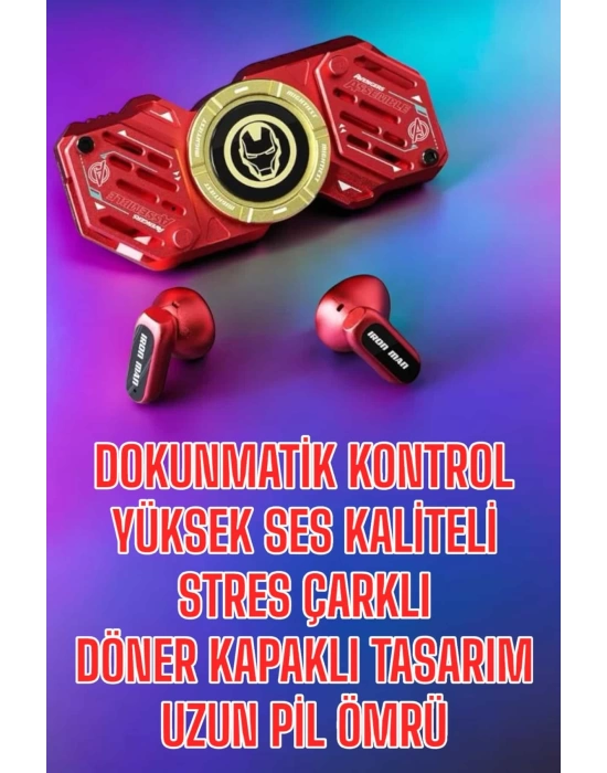Bluetooth Kulaklık Stres Çarklı Döndürülebilir Uzun Şarj Süreli Oyuncu Kulaklığı
