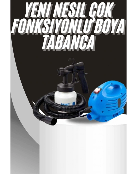 Boya Tabancası Paint Zoom Yeni Nesil Çok Fonksiyonlu Püskürtücü Elektrikli Sprey Tabanca Seti