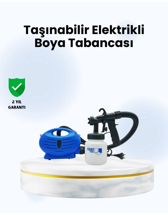 Boya Tabancası – Yatay, Dikey ve Köşe Püskürtme Seçenekli