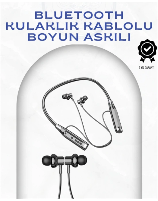 Boyun Askılı Kablosuz Kulaklık – 120 Saat Kesintisiz Müzik Keyfi