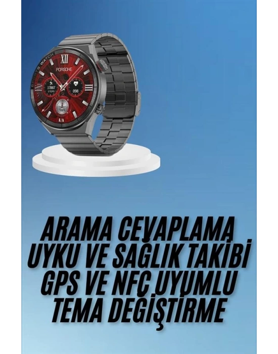 Çağrı Cevaplama Sesli Asistan Çoklu Dil Desteği 5.0 Bluetooth Akıllı Saat