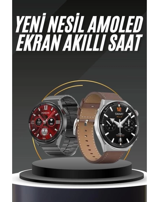 Çağrı Cevaplama Sesli Asistan Çoklu Dil Desteği 5.0 Bluetooth Akıllı Saat