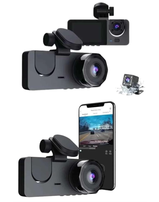 CarPlay Fotoğraf ve Video Kaydedici Araç İçi Kamera Ekranlı