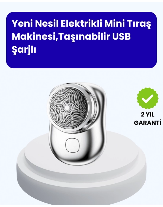 Cep Tipi Elektrikli Tıraş Makinesi – Güçlü, Sessiz, Su Geçirmez ve Ultra Taşınabilir