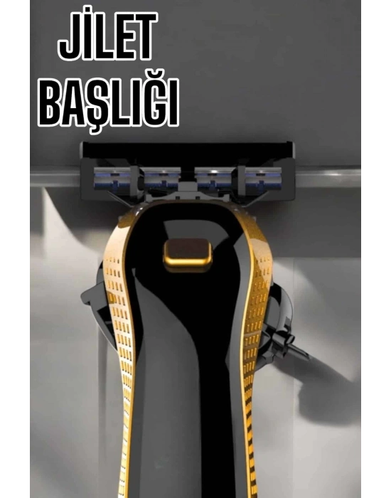 Çift Başlıklı Jilet Tıraş Makinesi Taşınabilir Suya Dayanıklı Sinek Kaydı