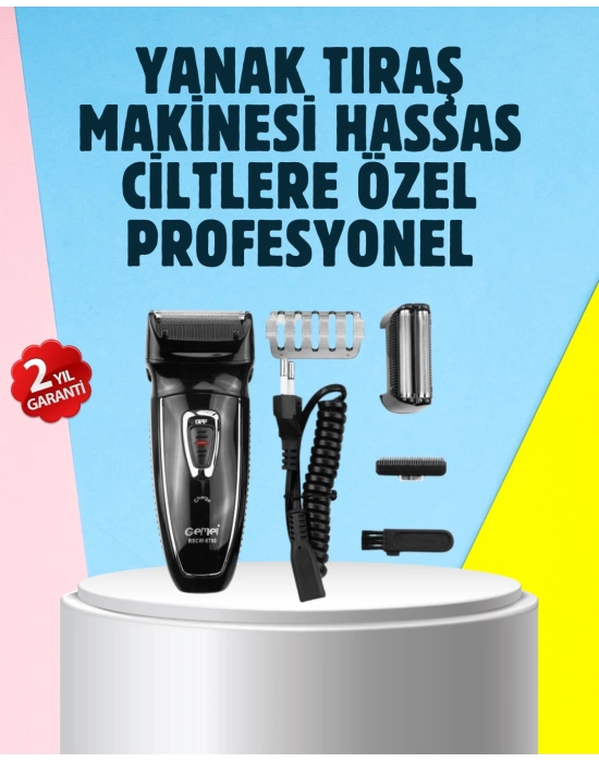 Çift Başlıklı Taşınabilir Tıraş Cihazı