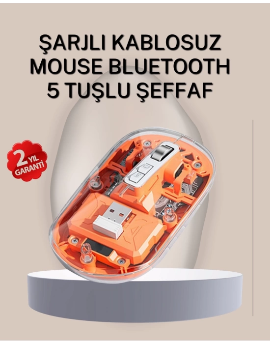 Çift Modlu Fare – USB Alıcılı ve Bluetooth Bağlantılı
