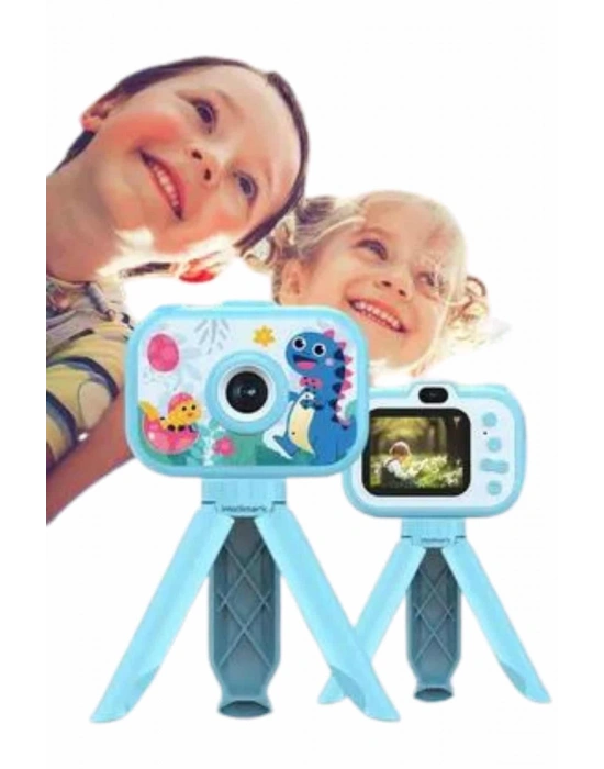 Çocuk Için Eğitici Video Kamera Ayaklı Mini Fotoğraf Makinesi