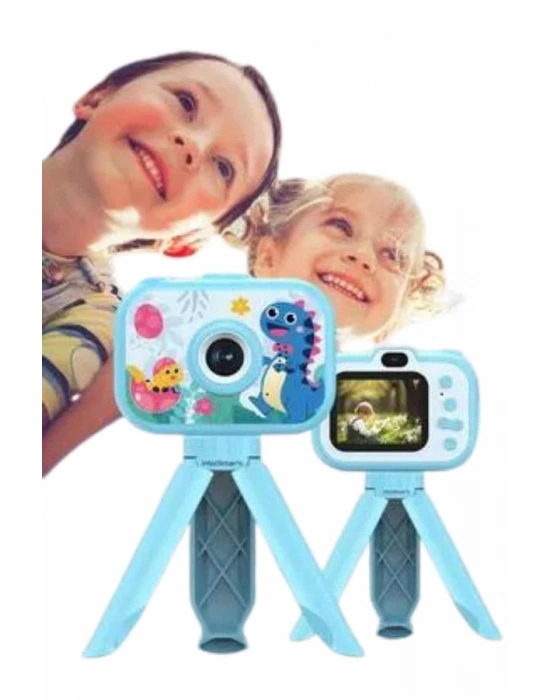 Çocuk Için Eğitici Video Kamera Ayaklı Mini Fotoğraf Makinesi