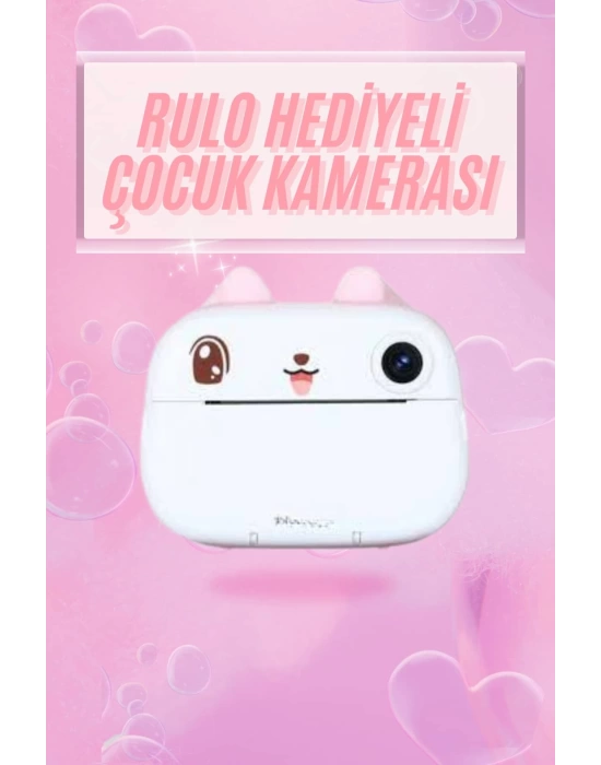Çocuklar İçin Özel Fotoğraf Makinesi Farklı Desen Seçenekli 3 Adet Rulo