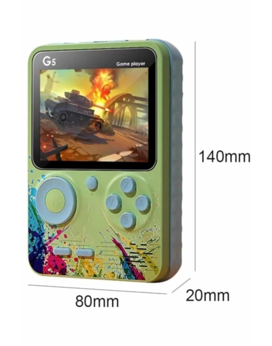 Çocuklara Özel 4K HD Retro Oyun Konsol El Atari Taşınabilir 500 Oyunlu