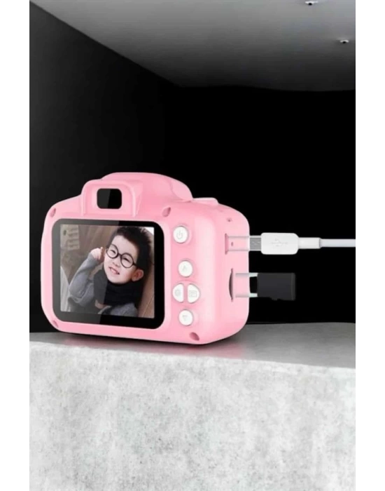 Çocuklara Özel Dijital Fotoğraf Makinesi Mini 1080P HD Kaliteli