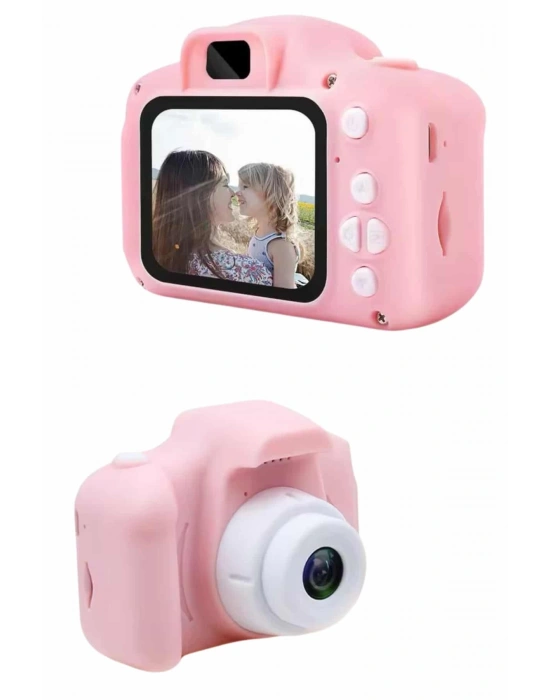 Çocuklara Özel Fotoğraf Ve Video Çeken Mini Çok Renkli Fotoğraf Makinesi