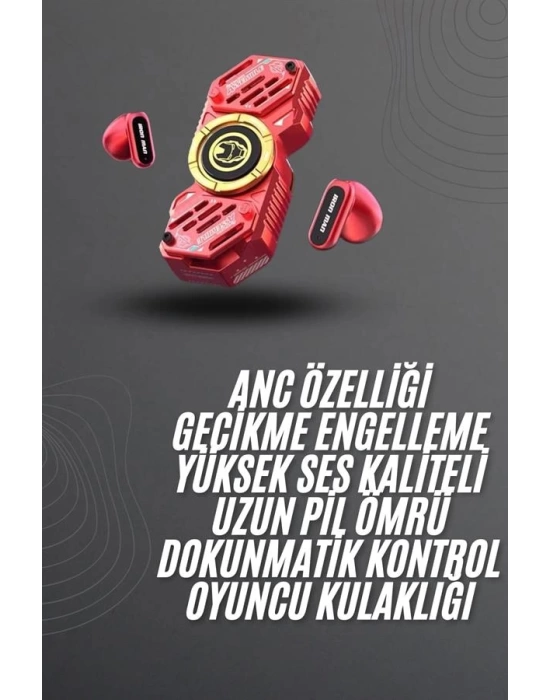 Çocuklara Özel Stres Çarklı Kablosuz Bluetooth Kulaklık ANC Özellikli