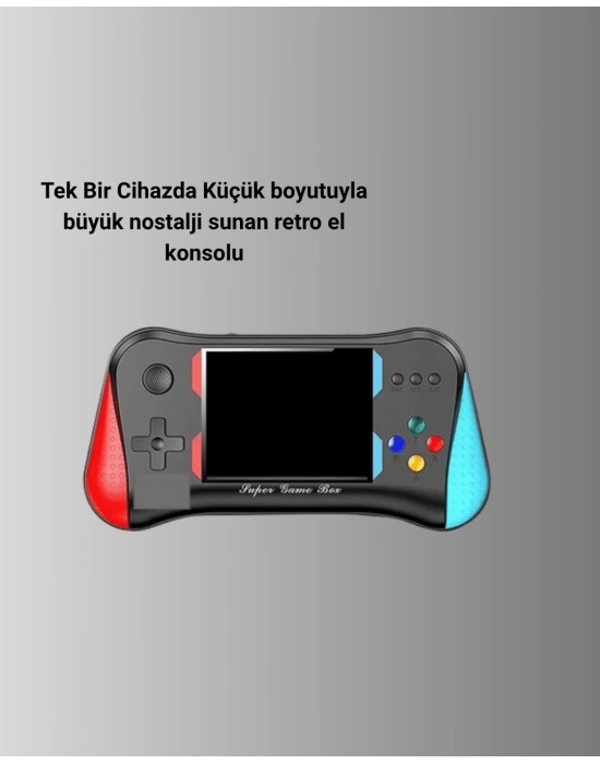 Çocukluğunuzun Oyunları Tek Cihazda – 500 Oyunlu El Konsolu