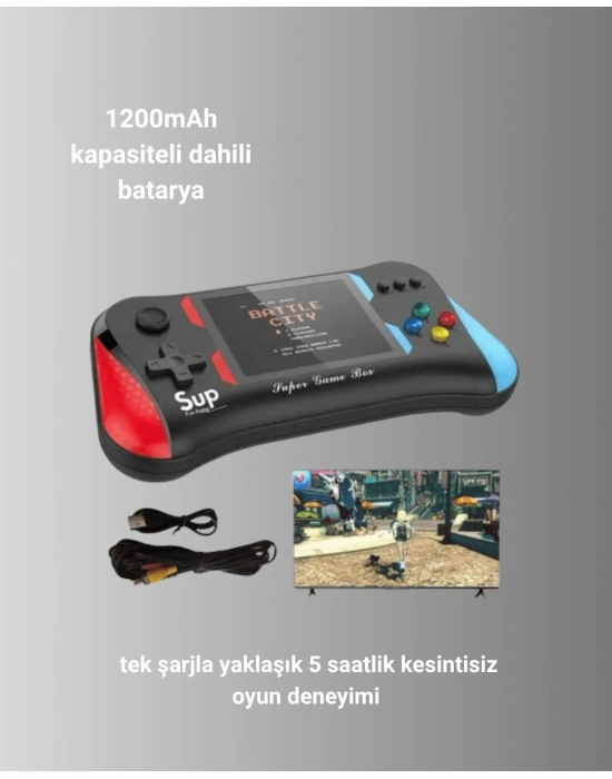 Çocukluğunuzun Oyunları Tek Cihazda – 500 Oyunlu El Konsolu