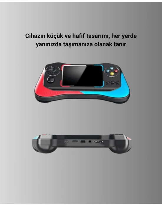 Çocukluğunuzun Oyunları Tek Cihazda – 500 Oyunlu El Konsolu