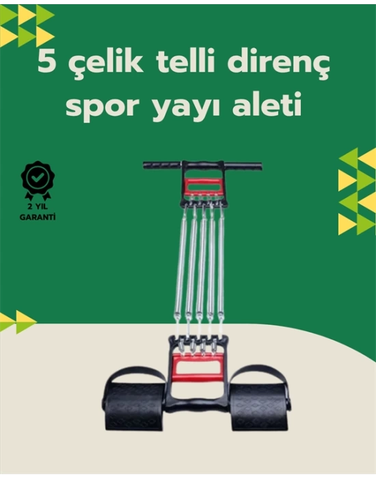 Çok Fonksiyonlu 3ü 1 Arada Spor Aleti – Kol, Göğüs Genişletici ve Mekik Destekçisi