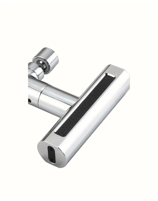 Çok Fonksiyonlu Musluk Başlığı | 4 Su Modu | Geniş Uyumlu Adaptör Seti | Mutfak ve Banyo Uyumlu