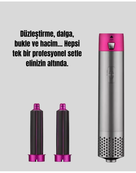 Çok Fonksiyonlu Saç Kurutma ve Şekillendirme Makinesi 5 Başlık