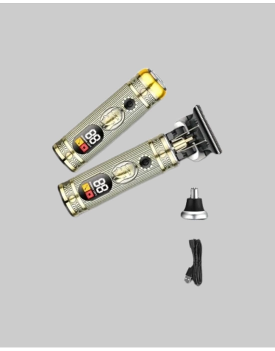 Çok Fonksiyonlu Saç ve Sakal Düzeltici Set – USB Şarjlı