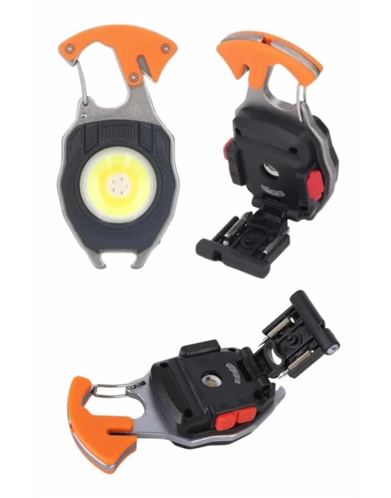 Çok İşlevli Acil Durum Işığı USB Şarjlı Cep Feneri 7 Farklı Mod